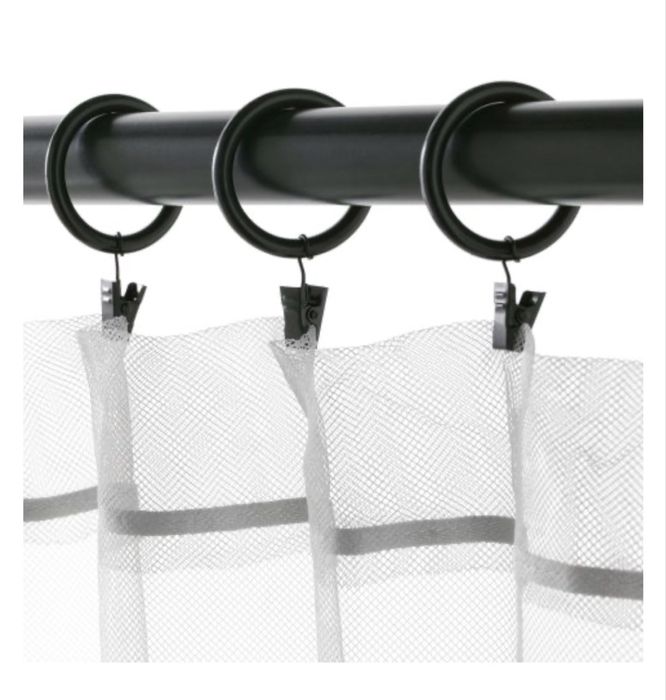 Syrlig Ikea халка за завеса с клипс и кука