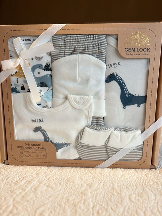 Нови бебешки комплекти Gem Look 0-6м. 100% органичен памук