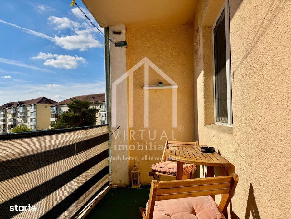 Apartament cu 4 camere, 80mp utili + 2 balcoane, etaj 3 - C. Dumbravii