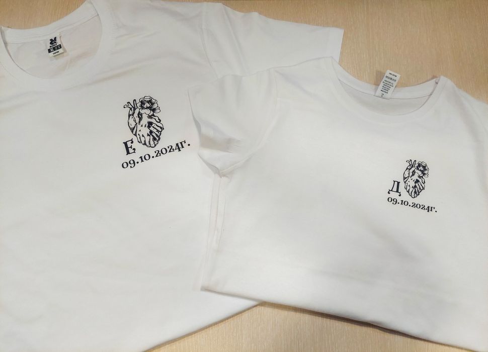 Изработка и печат на тениски и сувенири по дизайн на клиента