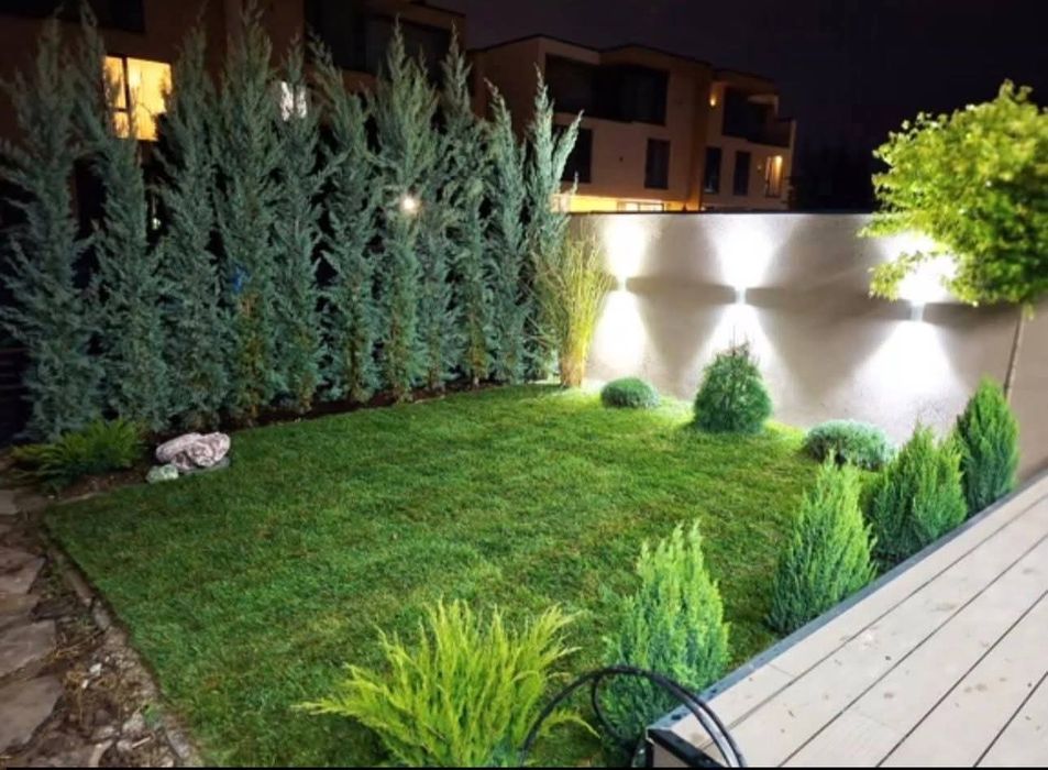 Plante ornamentale și Gazon Rulou și Sistem de irigații
