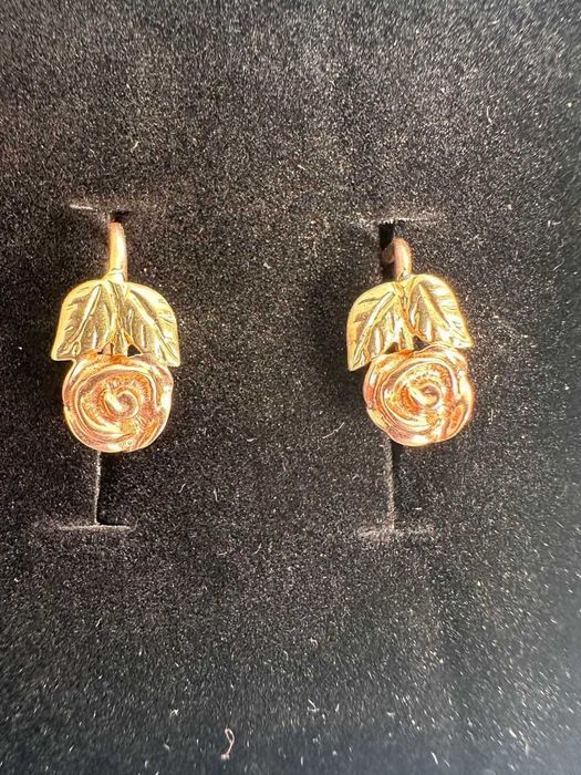 Редкость! Золотые серьги. СССР