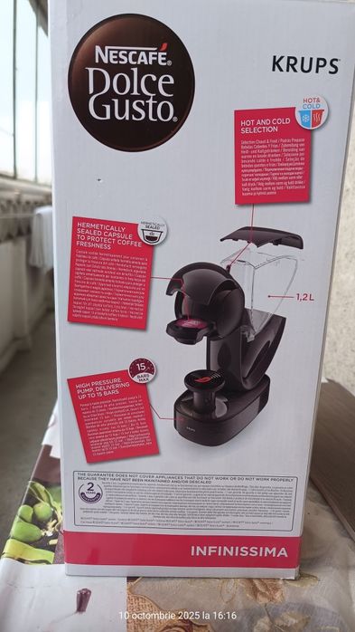 Vand espressor cu capsule Krups Nescafe Dolce Gusto Infinissima