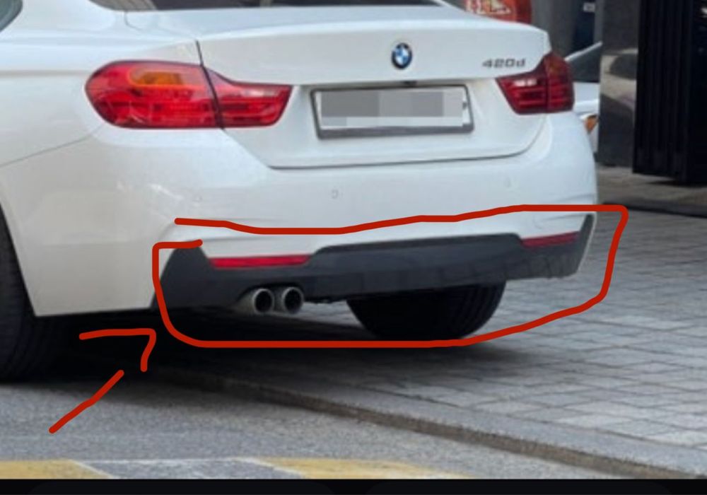 Diffuser/Difuzor/Fusta bmw f32 OEM