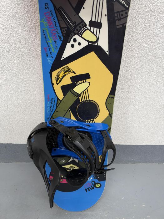 placa snowboard gnu danny kass mini 125 cm