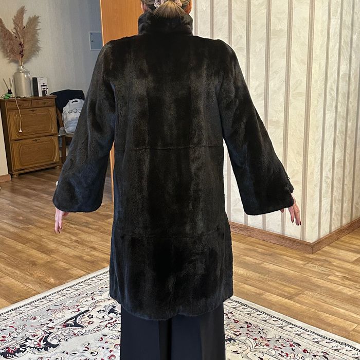 Норковая шуба блэк нафа