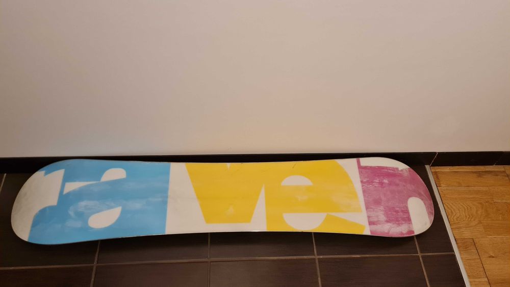 Placa snowboard  fete