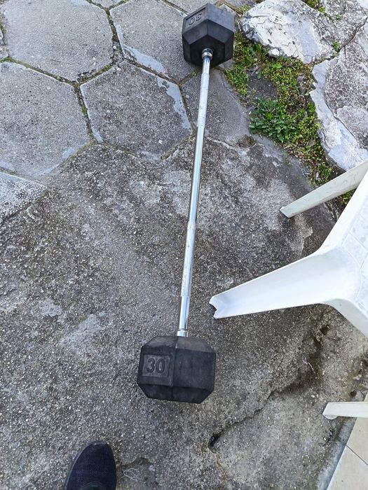 Права щанга фиксирана 60 кг.