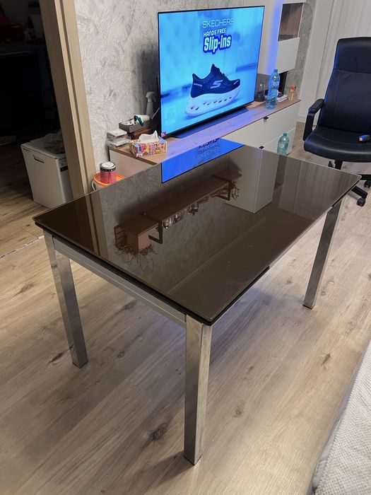 Masa de sticla extensibila