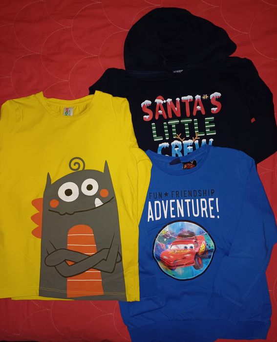 Lot 3 bluzoane 7-8 ani