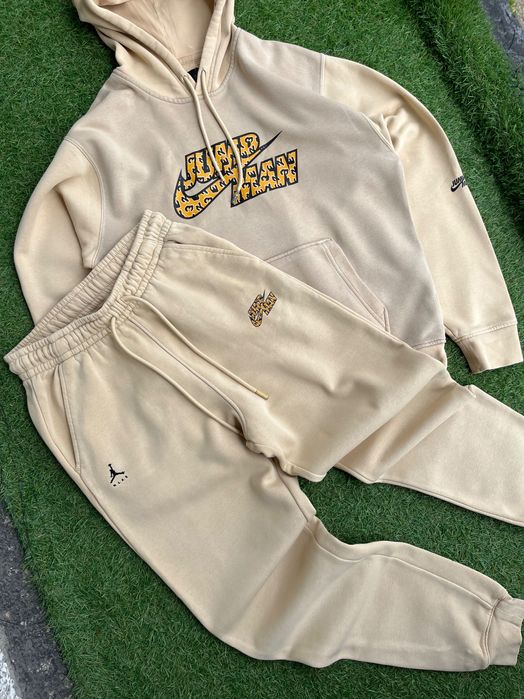Мъжки екип : Nike Jordan Flight MVP Jumpman Fleece Tracksuit XS