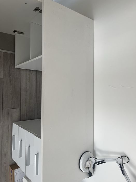 Birou cu sertare si dulap liber 135x50x75.5 cm