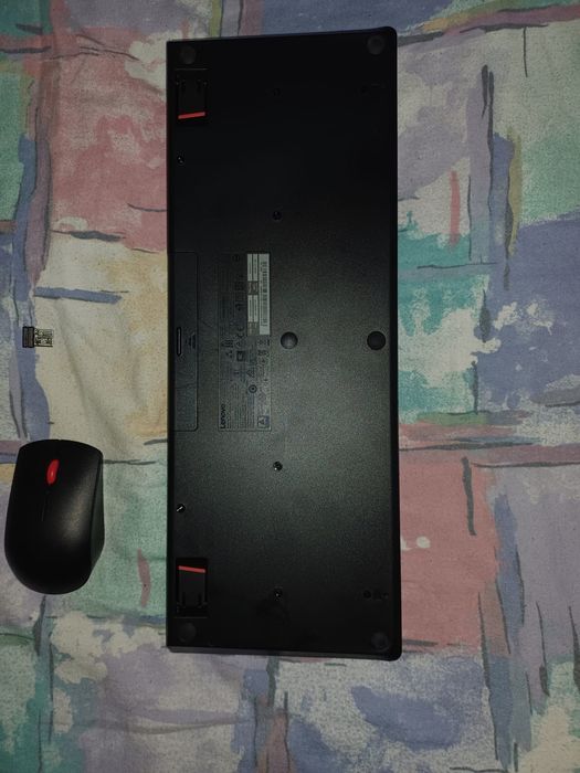 Set original Lenovo format din tastatura + mouse wireless