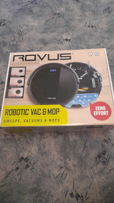 ПЫЛЕСОС РОБОТ ROVUS. Robotic vac&mop