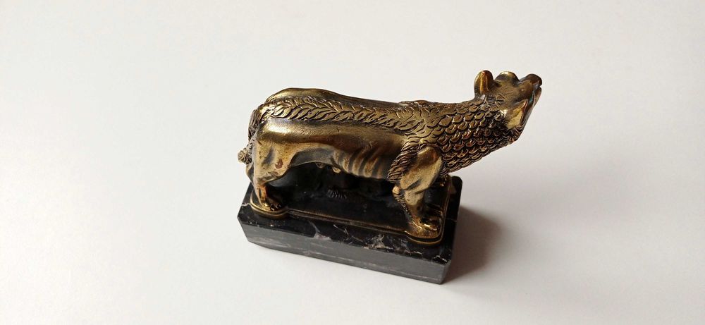 Scluptură bronz 'Romulus și Remus' C.O.N.i.