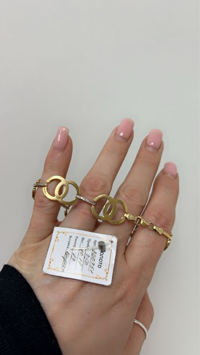 Браслет золото 750