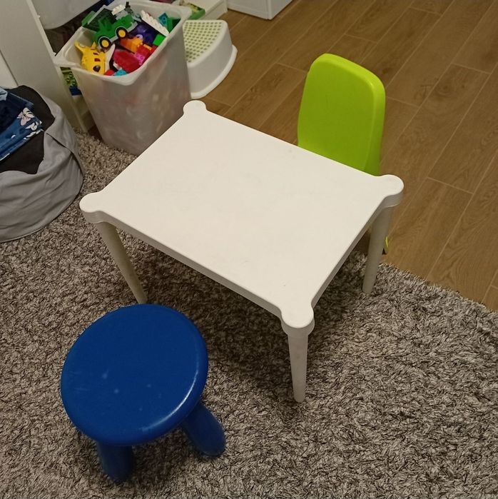 Masa utter gradina copii plus scaun scaune ikea mammut
