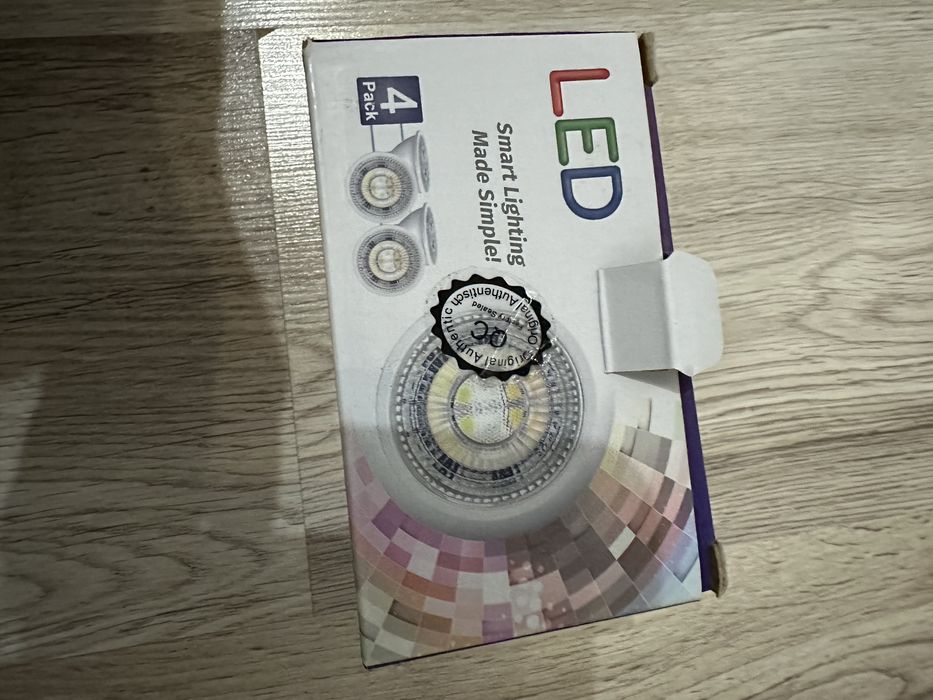Set 4 led spotlight bulb