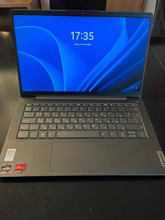 Лаптоп Lenovo 14" с алуминиев корпус и Windows 11