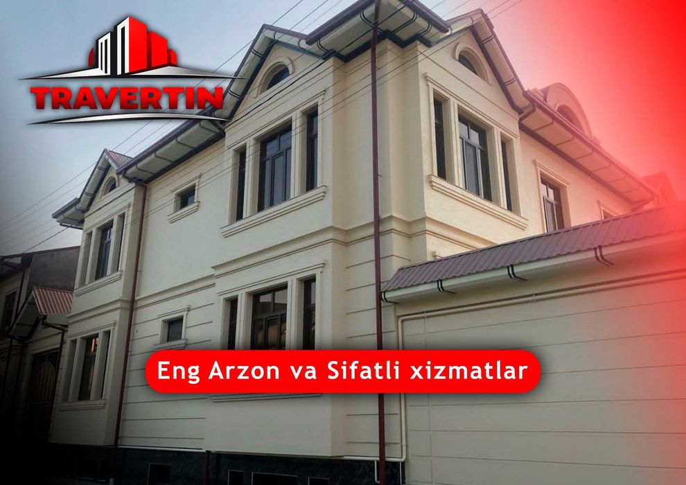 Travertin narxi arzon | Travertin fasad | Travertin ustalari