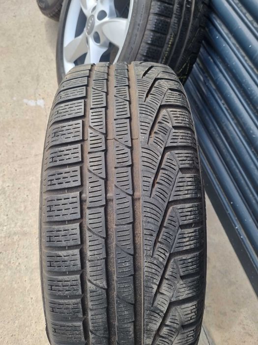 Оригинални Ауди джанти 17 5х112  с зимни гуми  225 55 17