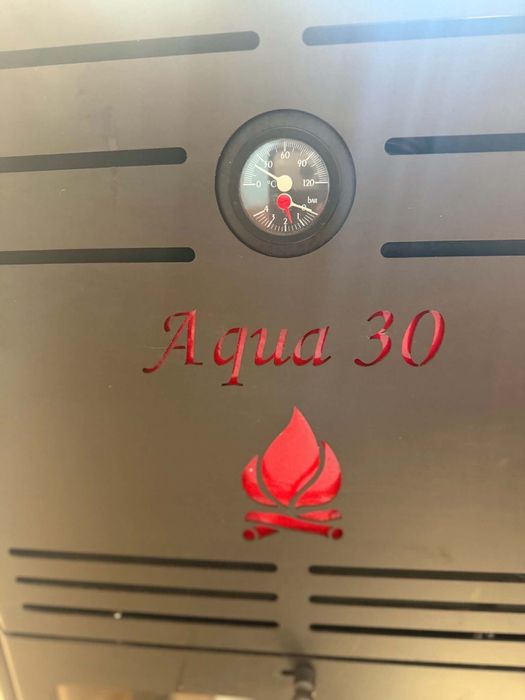 Termoșemineu Aqua Premium 30kW, Termoșemineu pe lemne și bricheți
