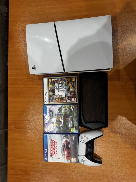 Playstation 5 Slim (GTA5,Minecraft,Need For Speed Payback)