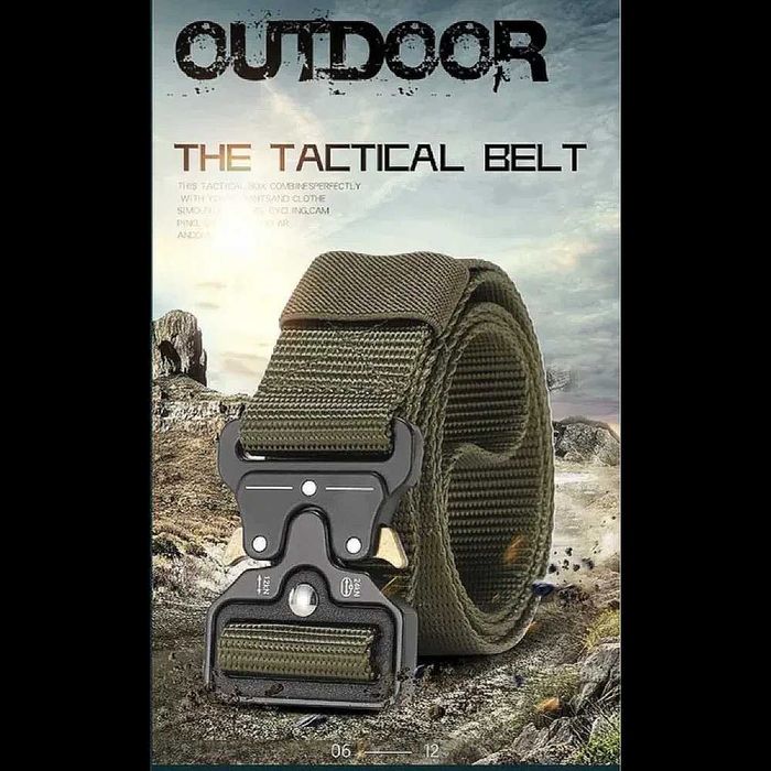 Мъжки тактически колан с катарама за бързо отваряне и затваряне