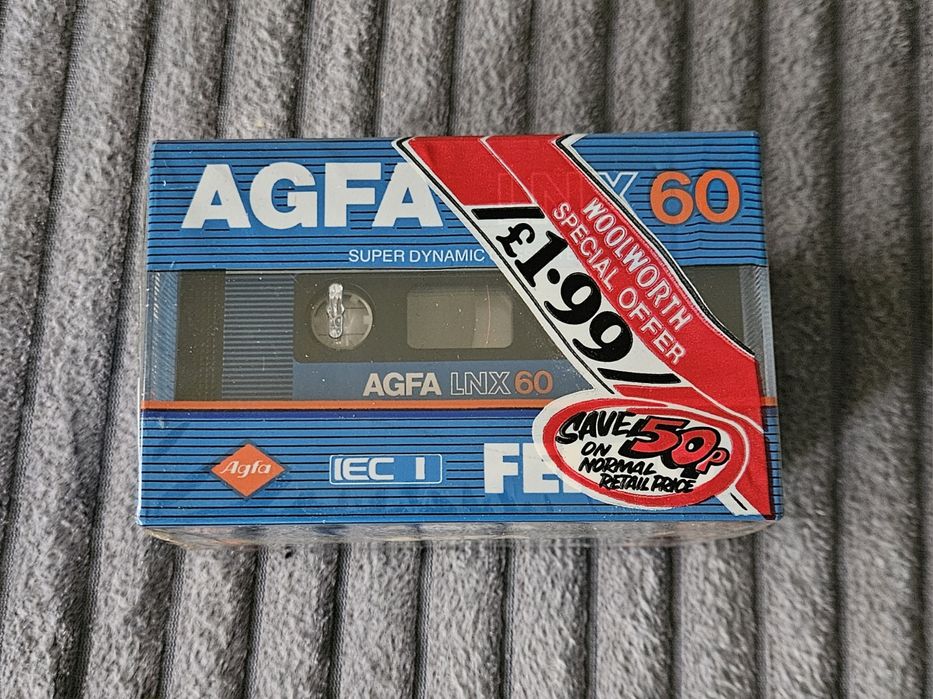 4 Casete Audio AGFA LNX 60