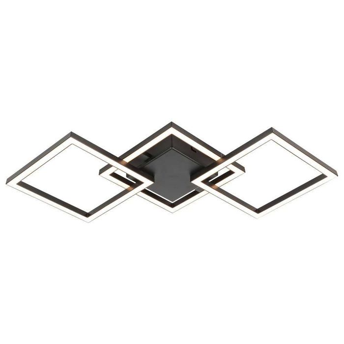 плафон SONOMA LED ∙ SQ3 ∙ 24W ∙ черен ∙ 4000K