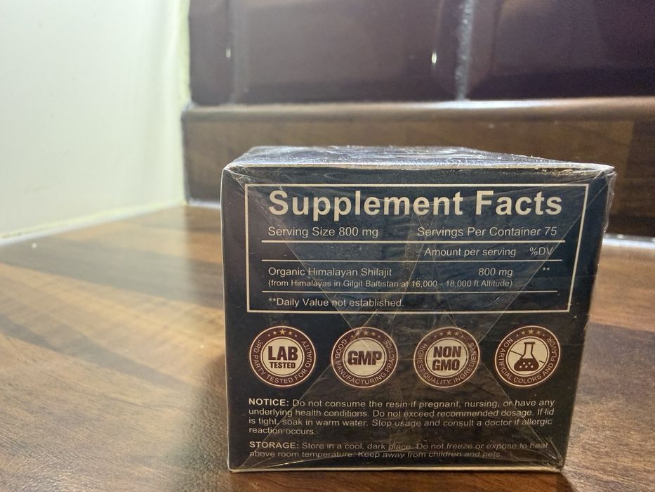 Shilajit 100% natuarat certificat si testat