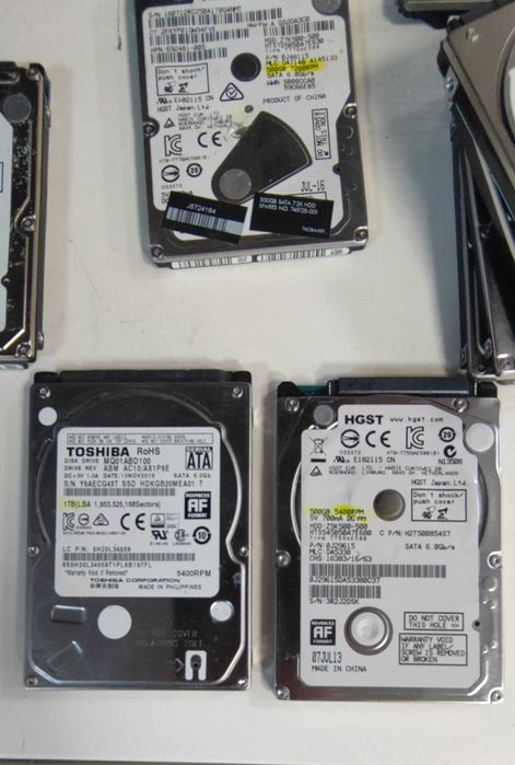 WD Seagate HGST Hitachi TOSHIBA  SAMSUNG Твърди Хард дискове за лаптоп