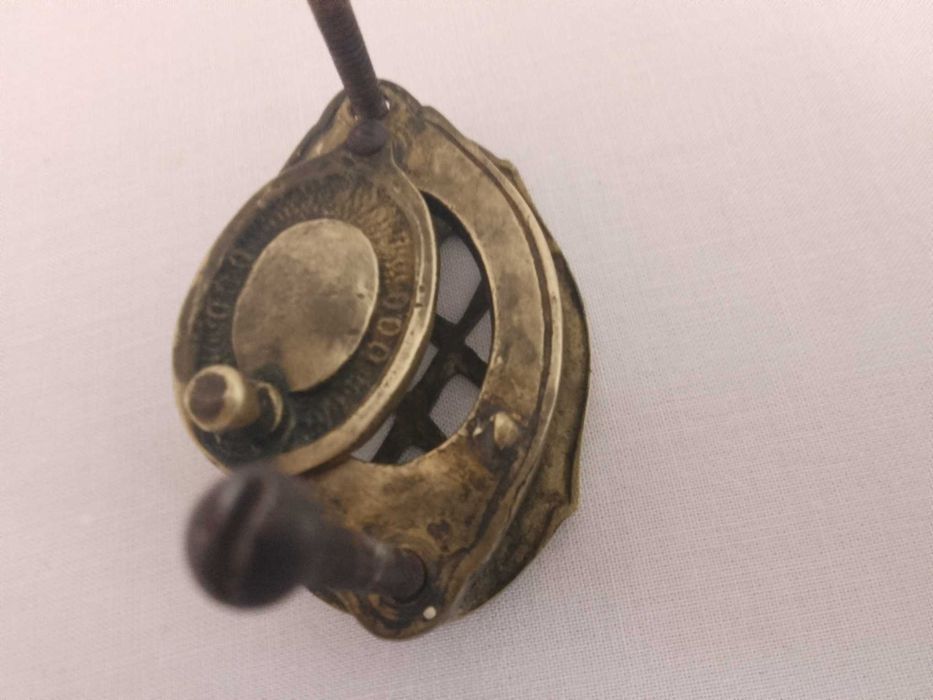 19век щипка за входна врата бронз рядка находка