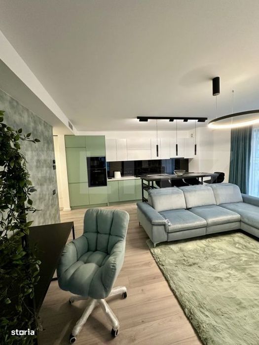 Apartament de lux, 58 mp utili si 52 mp gradina, zona semicentrala