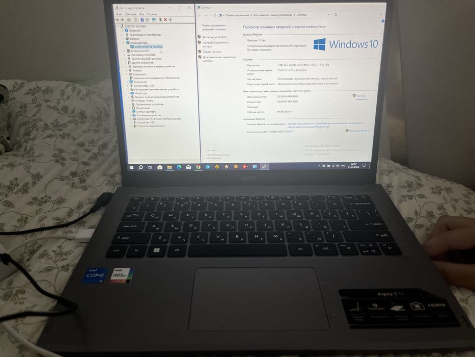 Ноудбук acer aspire