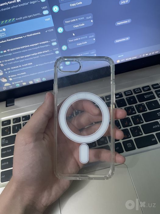 Chehol iphone 7;8;12;12pro uchun