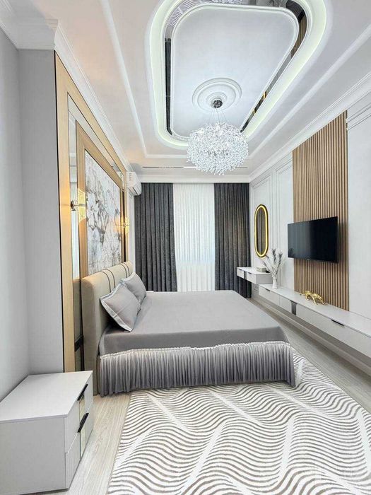 Евроремонт и новая мебель в ЖК NEW LIFE — 112 м² Махтумкули Кирпич`
