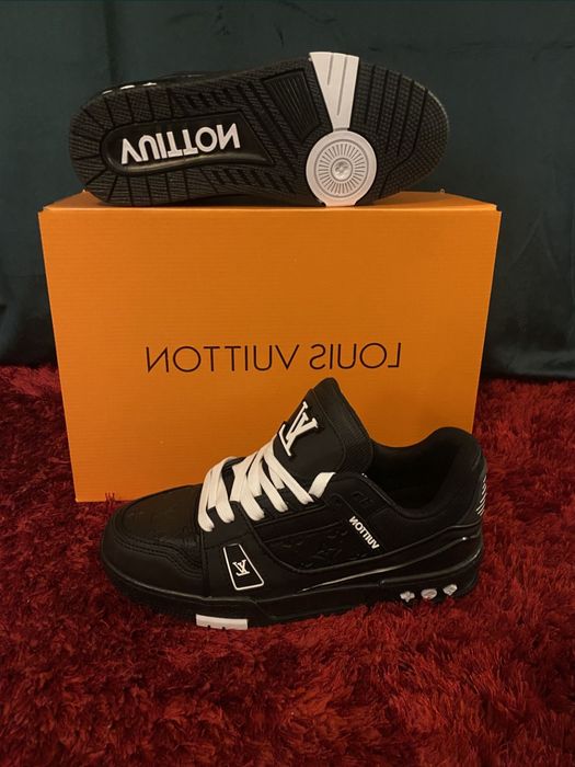 Adidași Sneakersi Louis Vuitton Black & White Skate Trainer