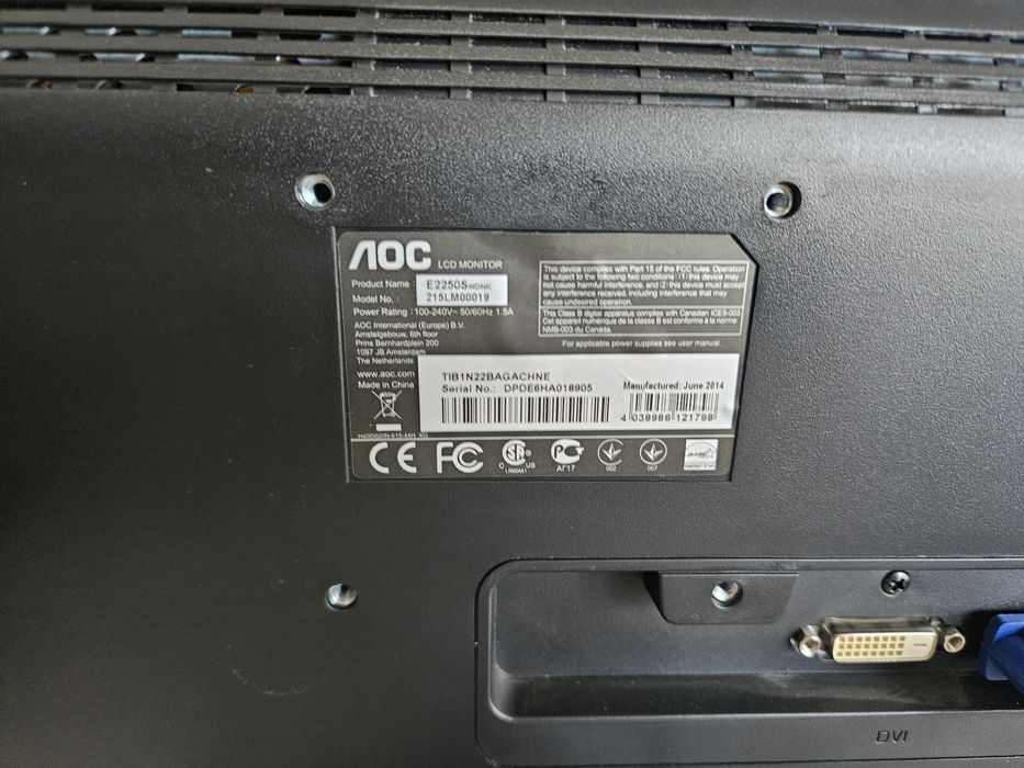 Монитор AOC E2250S