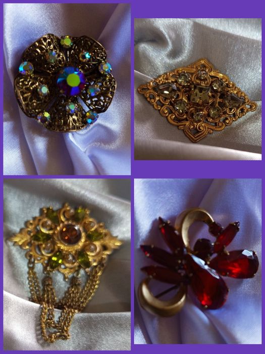 Винтажные чешские, советские броши ,в отличном состоянии