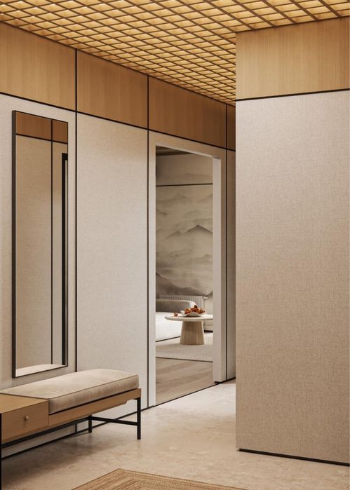 Установка бамбуковых панелей