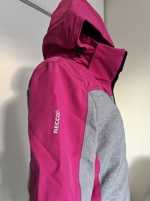 Costum de ski Nevica 10000 mm negru gri roz Recco M-L UK 12