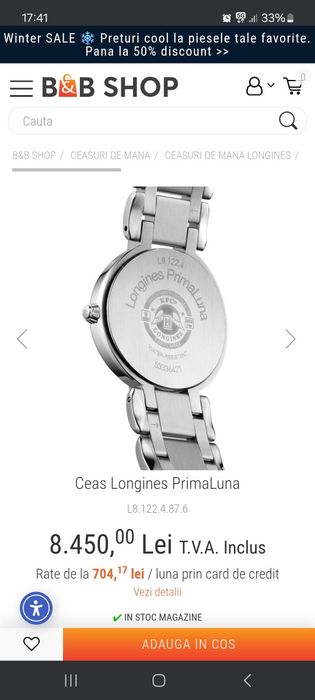Vand / Schimb Ceas dama Longines PrimaLuna