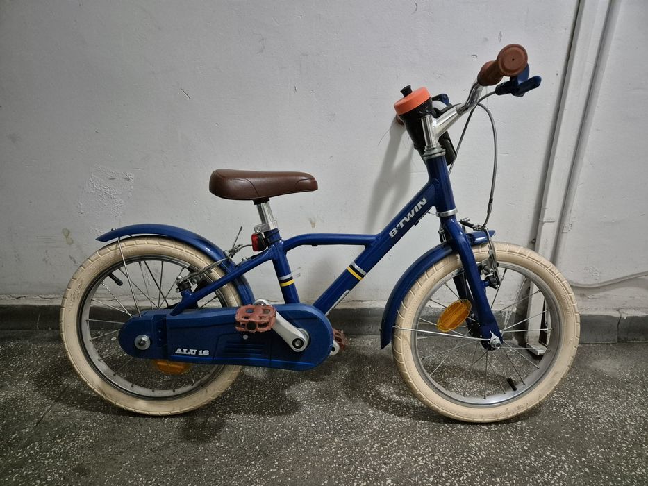 Bicicleta aluminiu copii 16"  BTWIN City 900