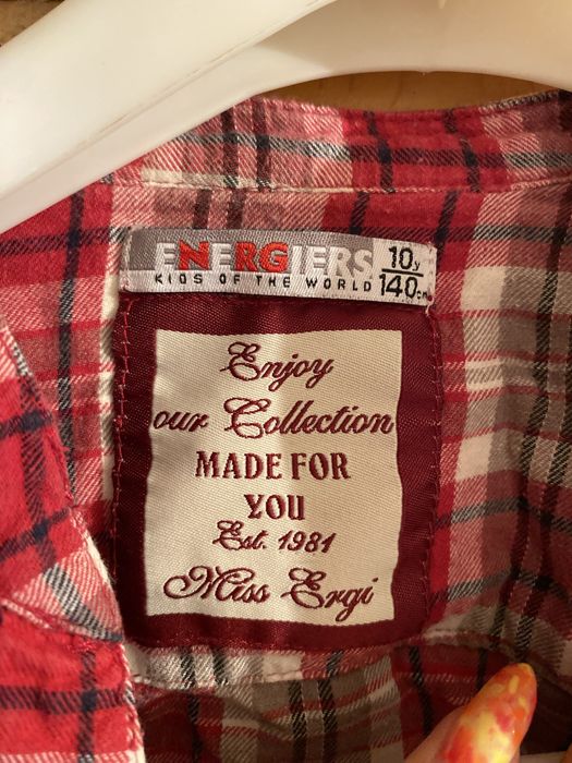 Детска червена риза