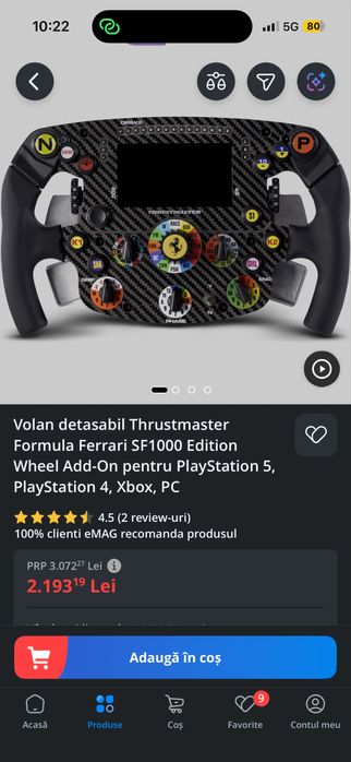 Volan Thrustmaster sf1000