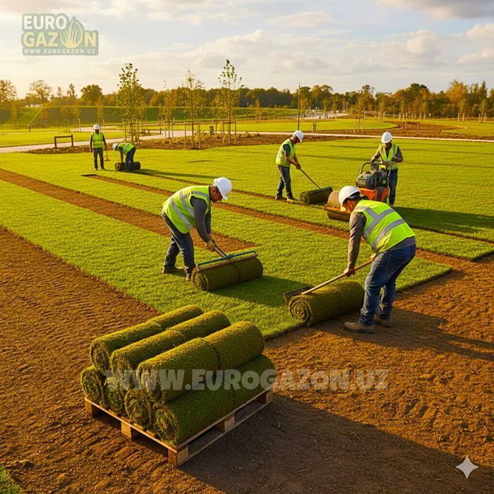 Таййор газон | доставка и установка