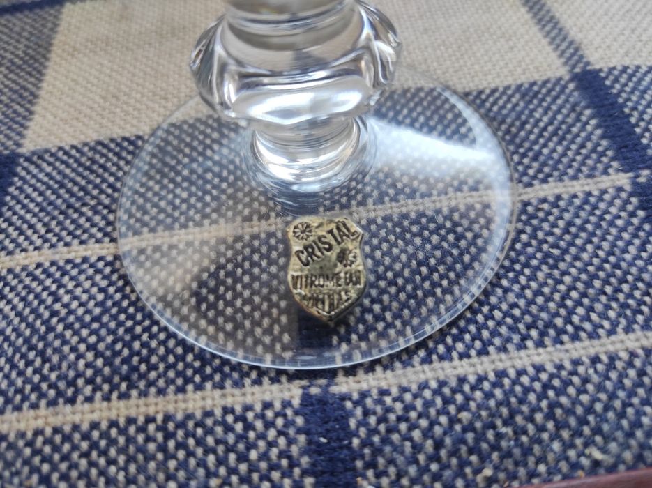 Set pahare de cristal perioada comunistă, Mediaș