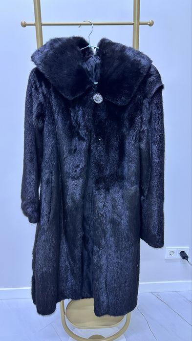 Норковая шуба теплая