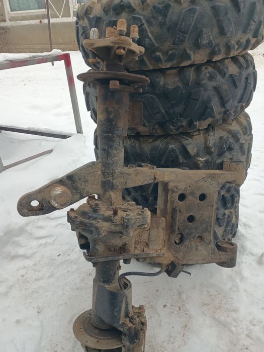 Roți ATV lihai+ punte spate completa.